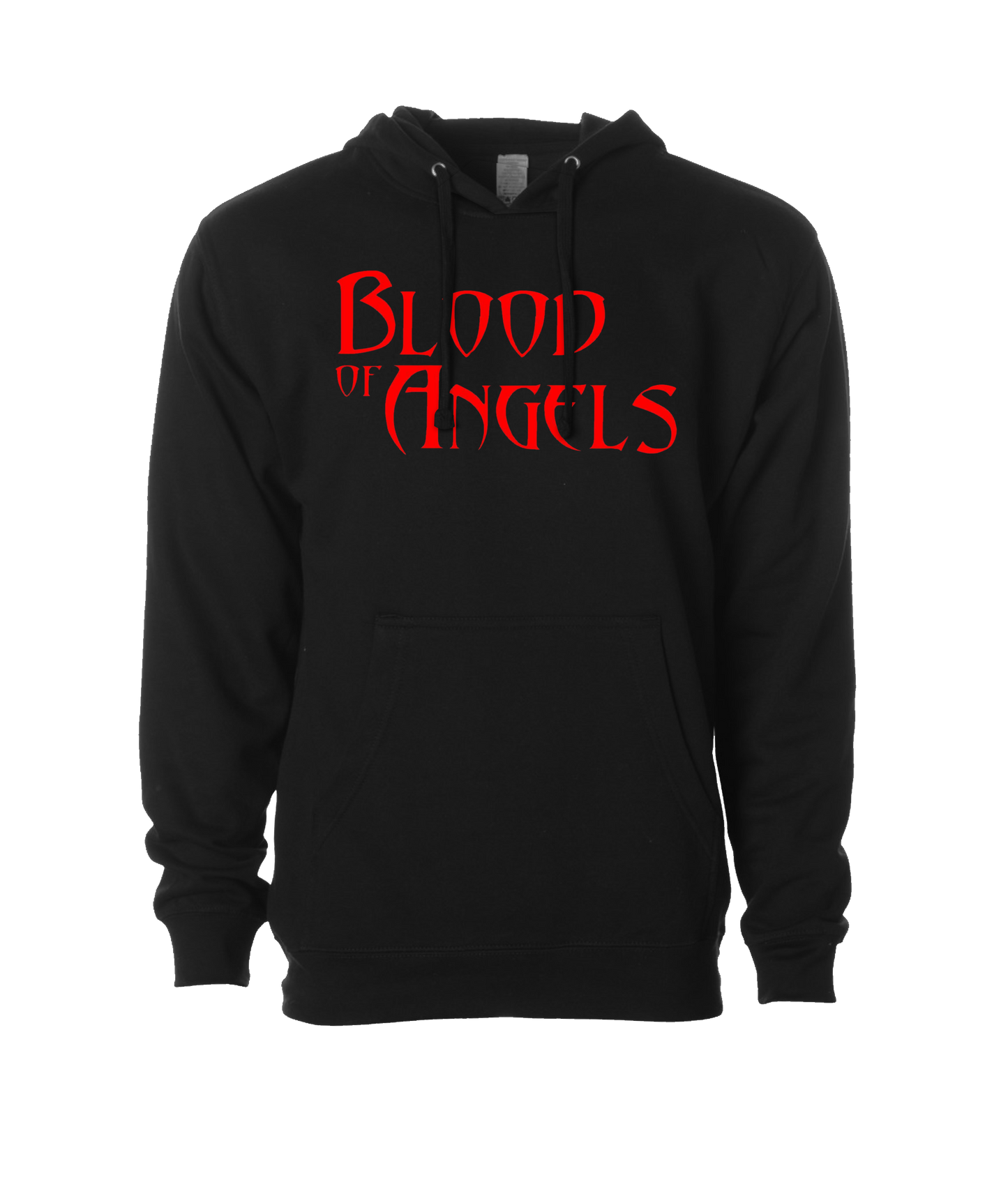 Blood of Angels Battle Gear - Blood Red - Black Hoodie