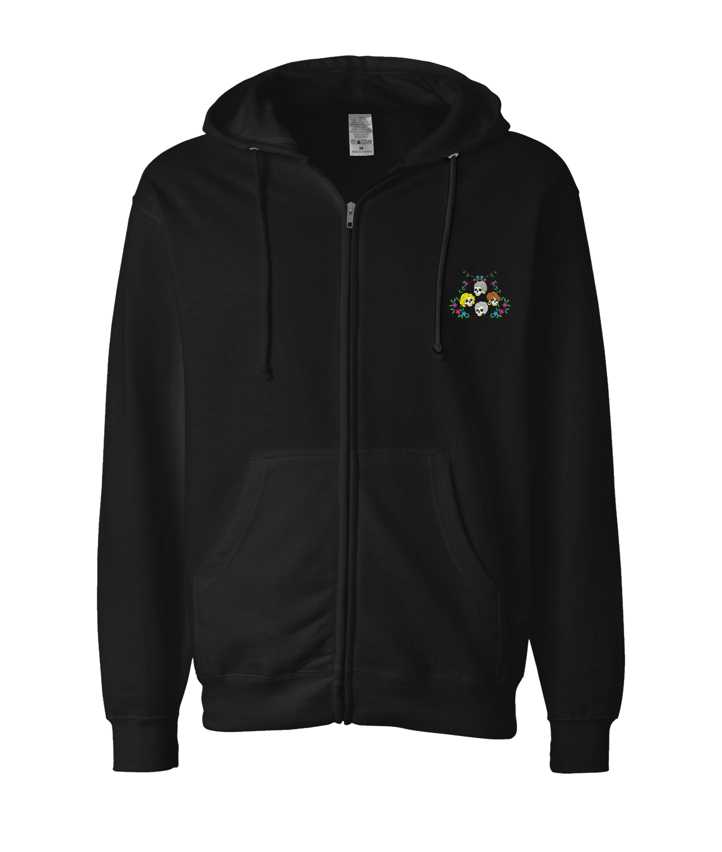 Common Criminal - Soup Girls - Black Zip Up Hoodie