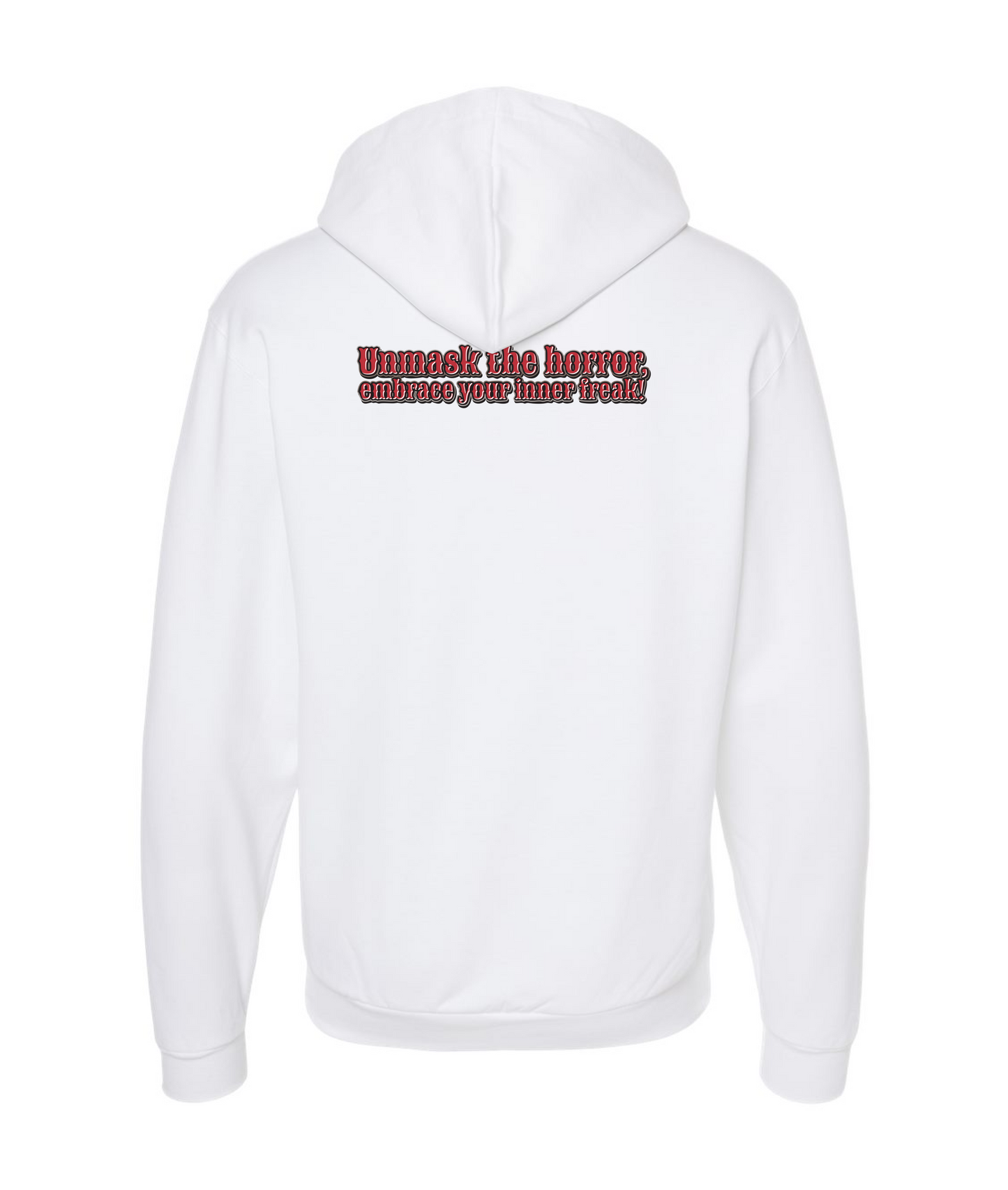 Cirque Du Freaks - Cirque Du Freak Cartoon Character - White Zip Up Hoodie