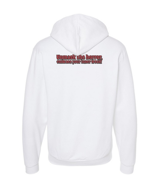 Cirque Du Freaks - Cirque Du Freak Cartoon Character - White Zip Up Hoodie