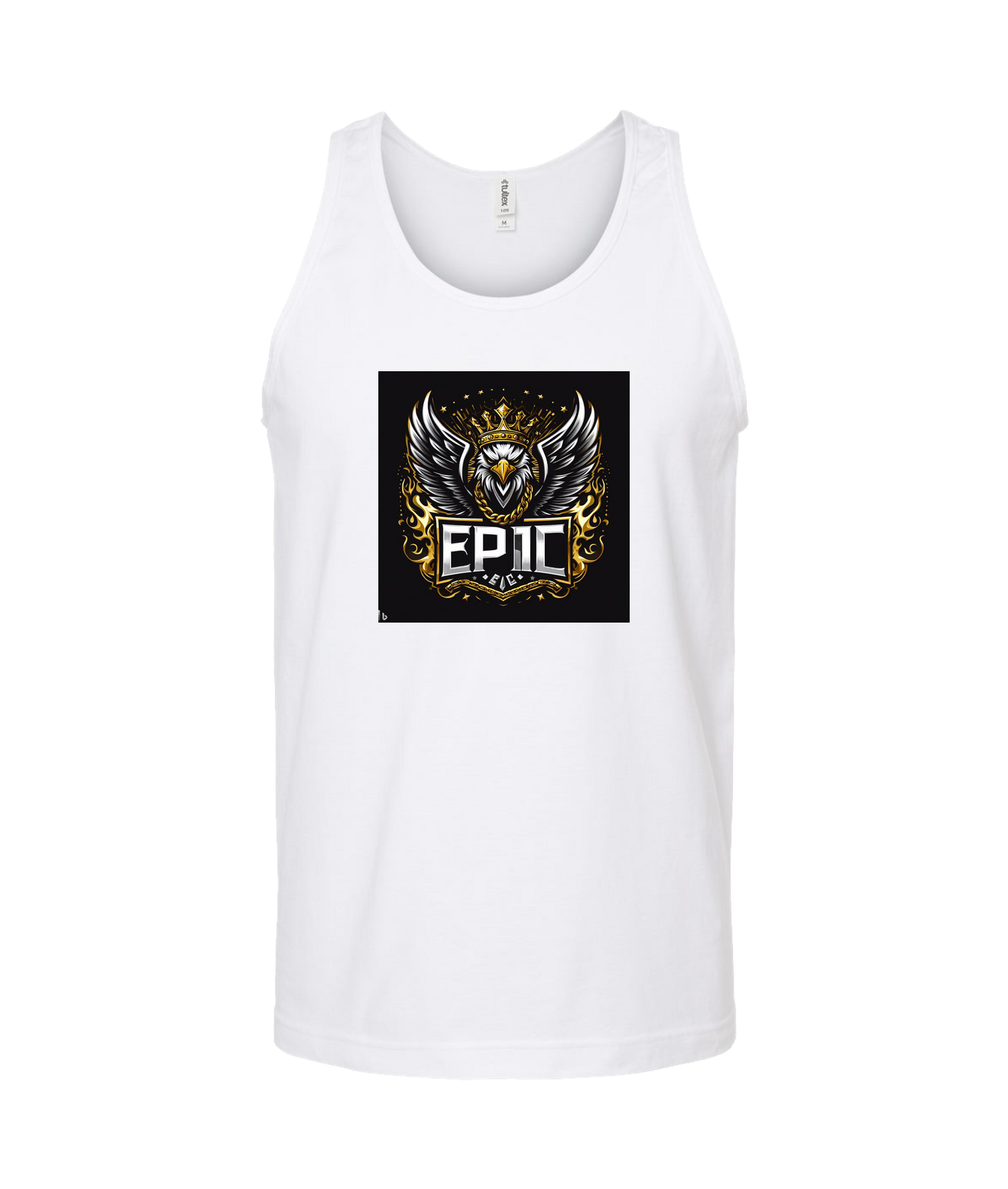 Ep!c of PovCiti - Ep!c Eagle Logo - White Tank Top