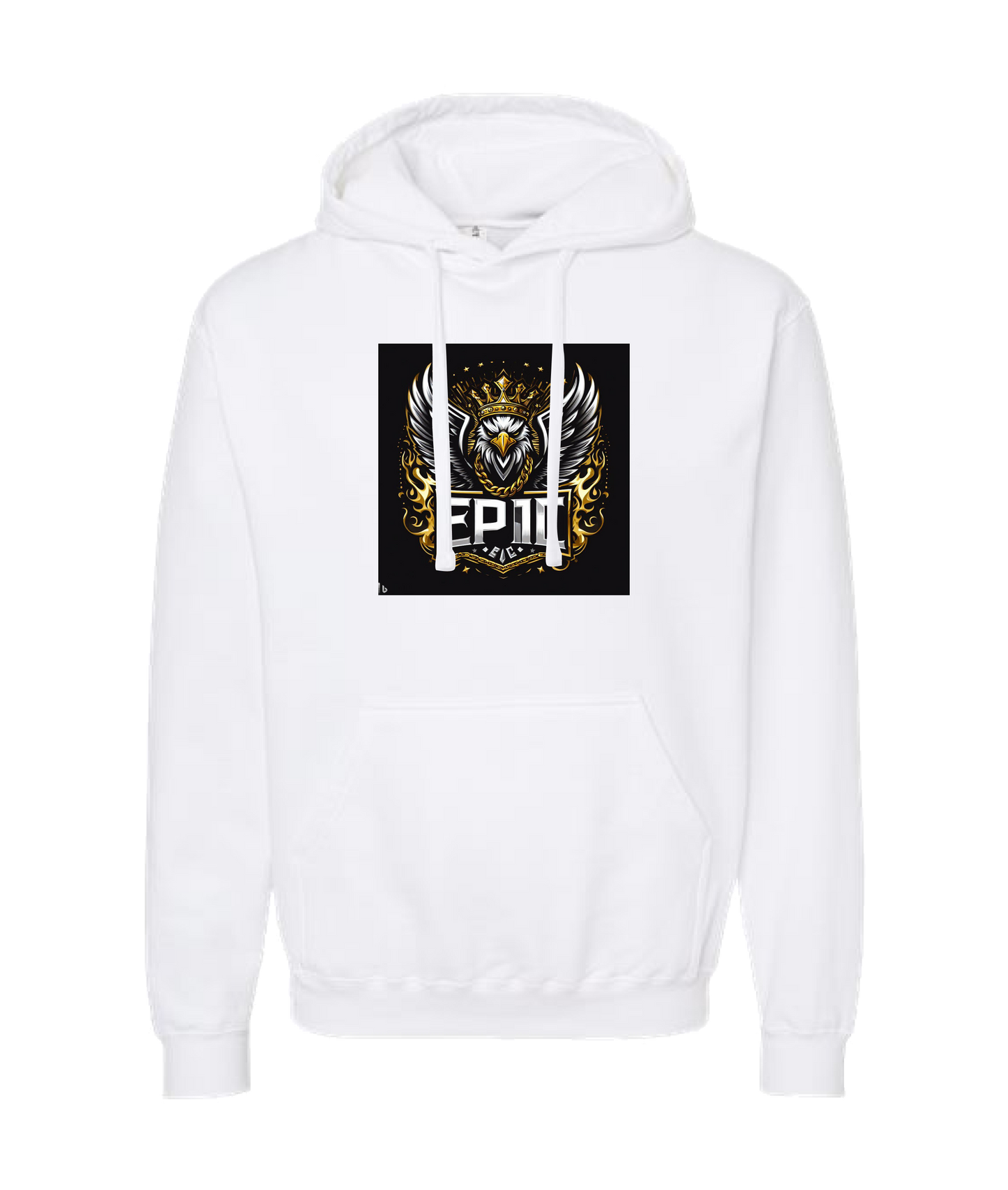 Ep!c of PovCiti - Ep!c Eagle Logo - White Hoodie