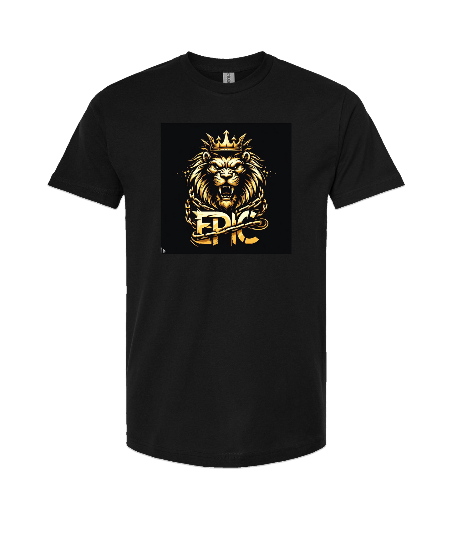 PovCiti Apparel - Ep!c Lion Logo - Black T-Shirt