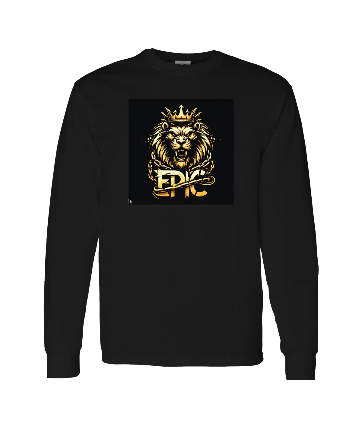 Ep!c of PovCiti - Ep!c Lion Logo - Black Long Sleeve T