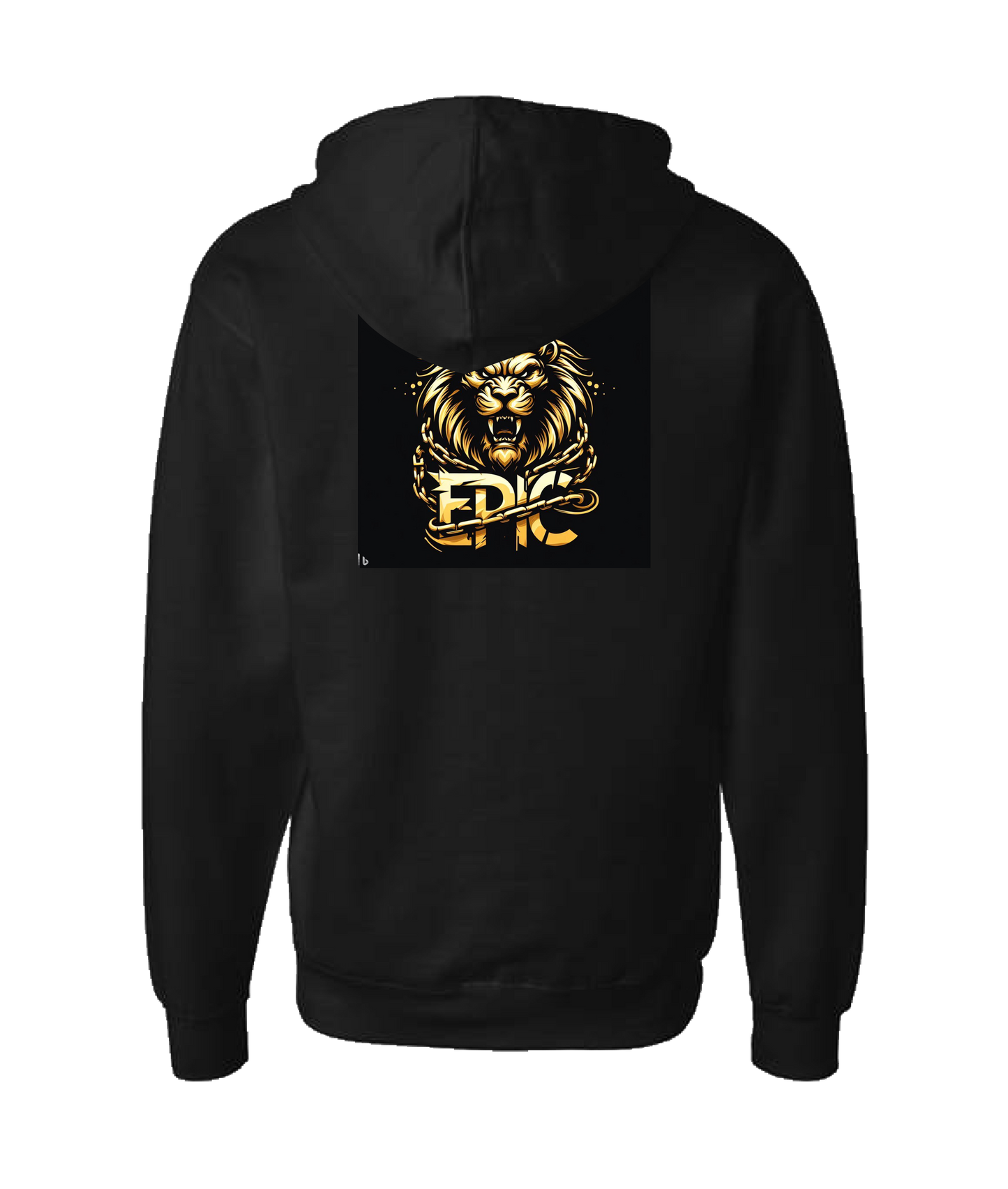 PovCiti Apparel - Ep!c Lion Logo - Black Zip Up Hoodie