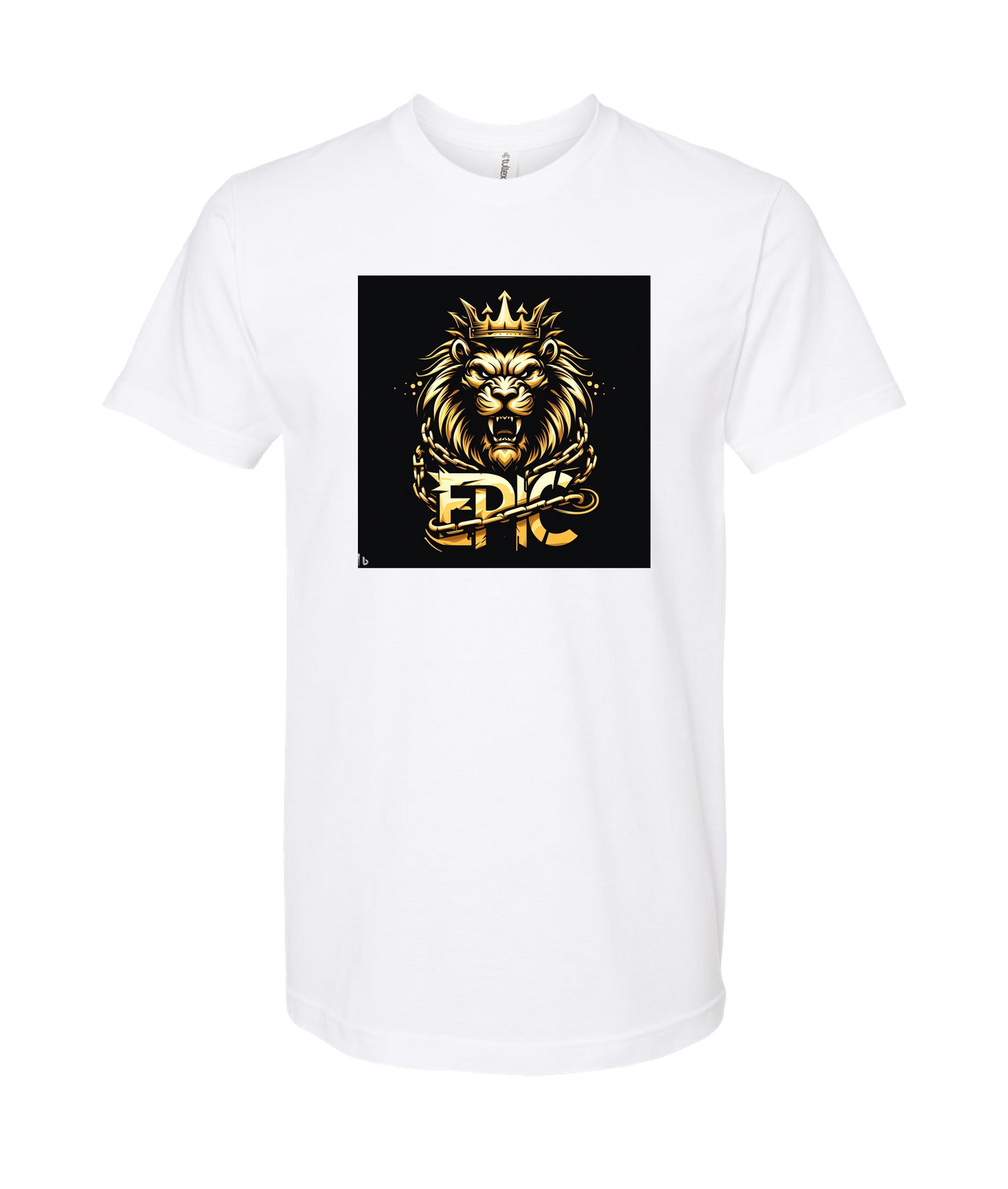 PovCiti Apparel - Ep!c Lion Logo - White T-Shirt