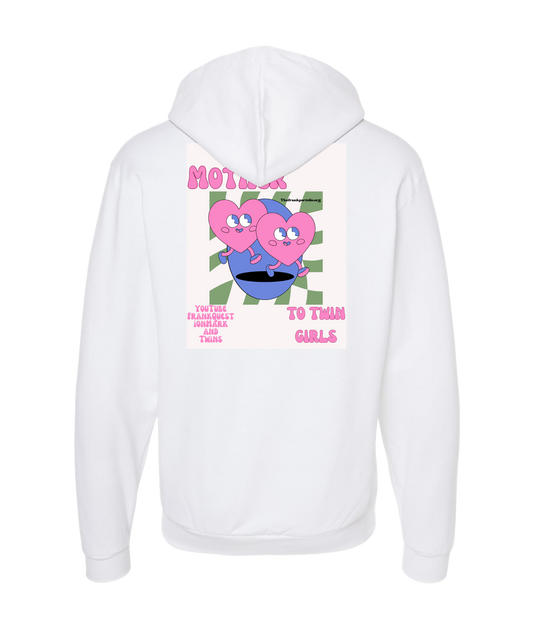 Frank Question Mark Productions - Frank Question Mark and Twins 2 - White Zip Up Hoodie
