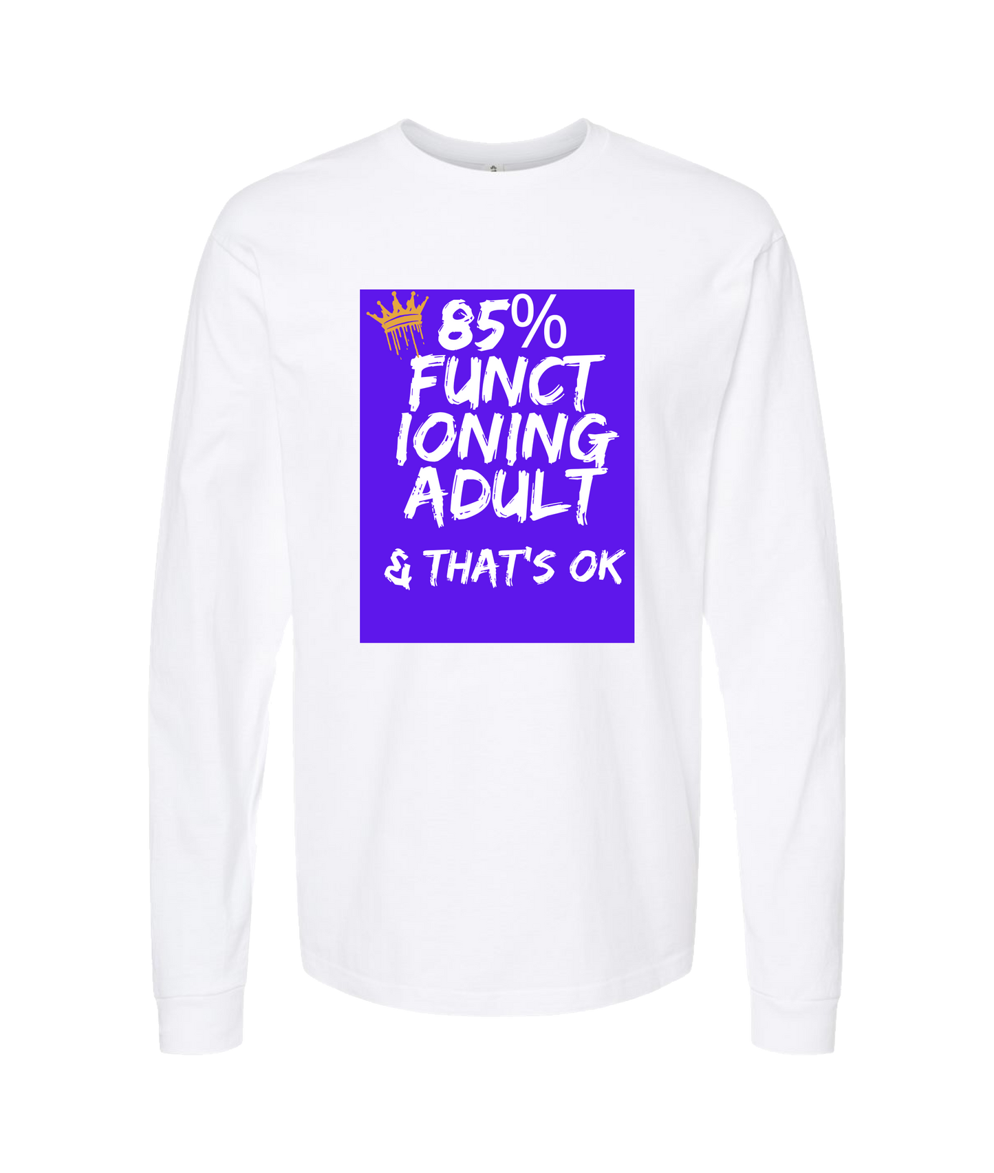 Frank Question Mark Productions - 85 - White Long Sleeve T