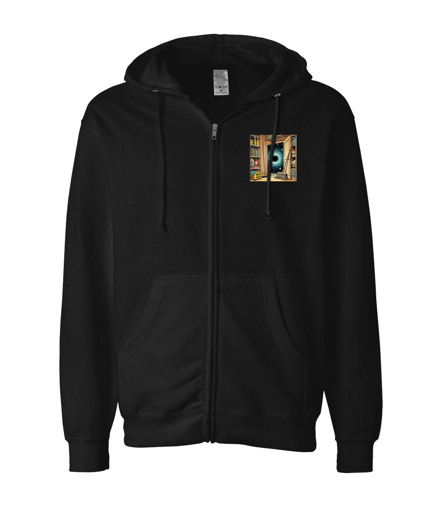 Frank Question Mark Productions - Frank Piccolella's Story Covers - Black Zip Up Hoodie