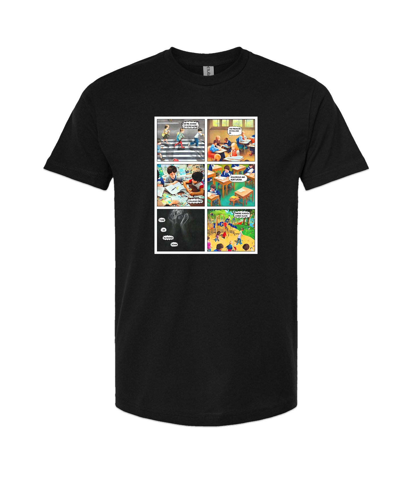 Frank Question Mark Productions - Frank Piccolella's Story Covers - Black T-Shirt