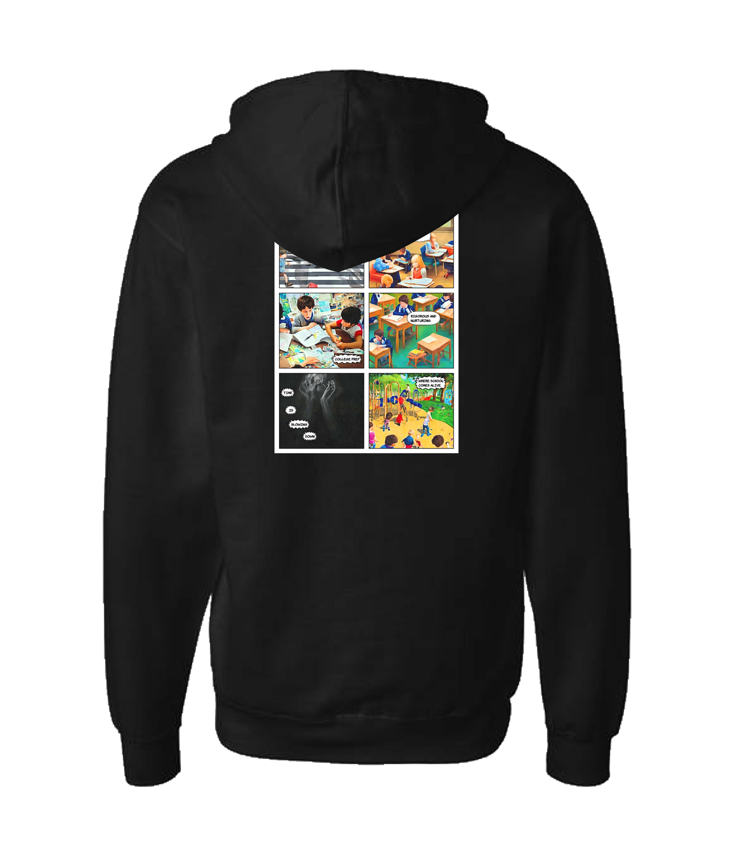 Frank Question Mark Productions - Frank Piccolella's Story Covers - Black Zip Up Hoodie