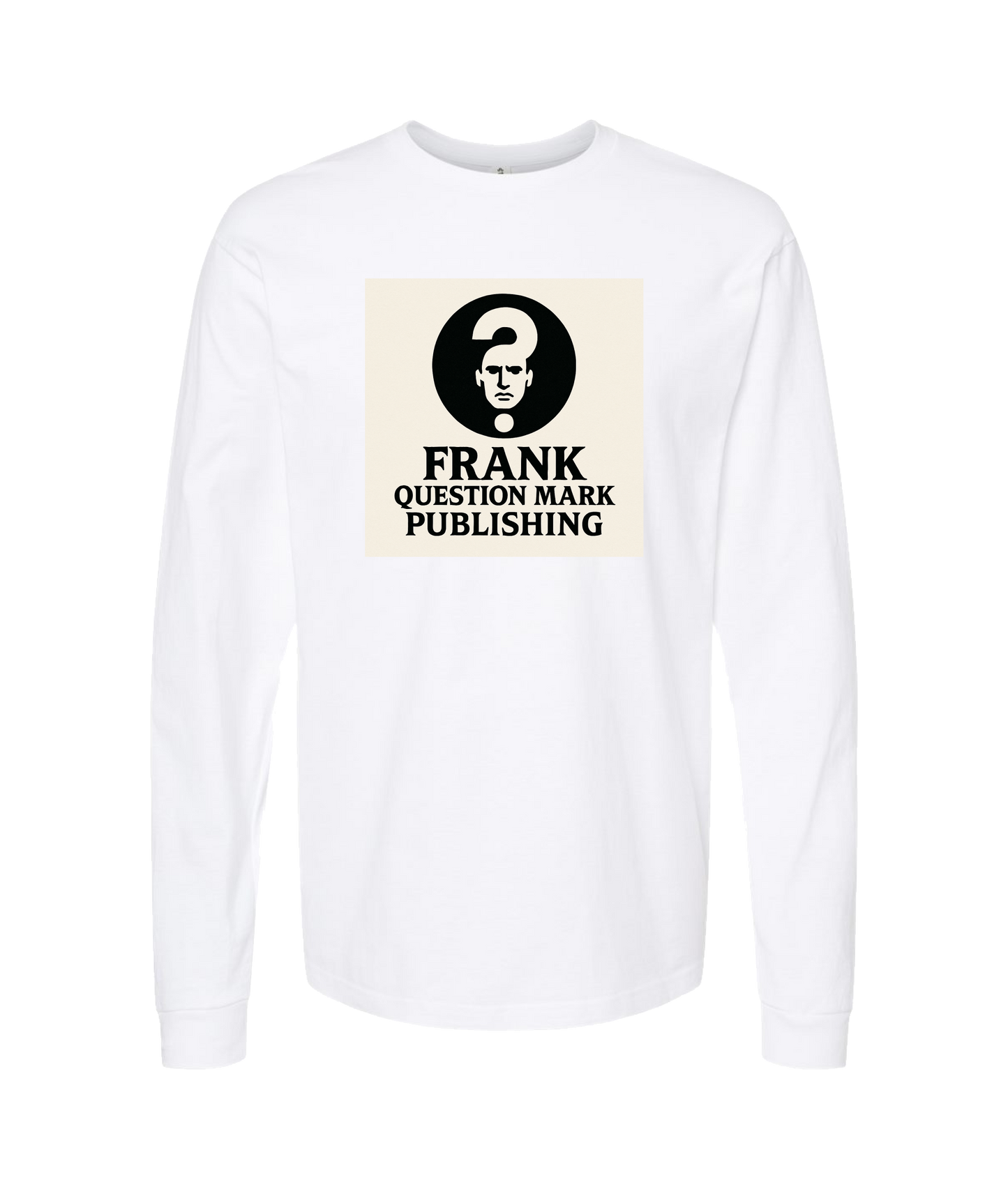 Frank Question Mark Productions - QUESTION MAN - White Long Sleeve T