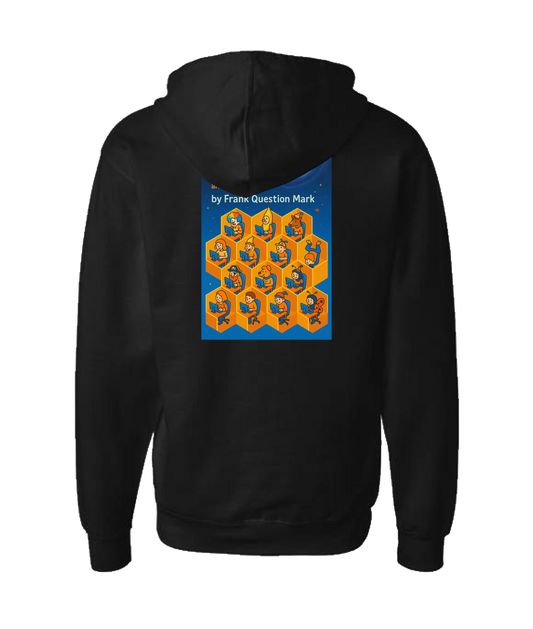 Frank Question Mark Productions - BEYOND THE CUBICLE - Black Zip Up Hoodie