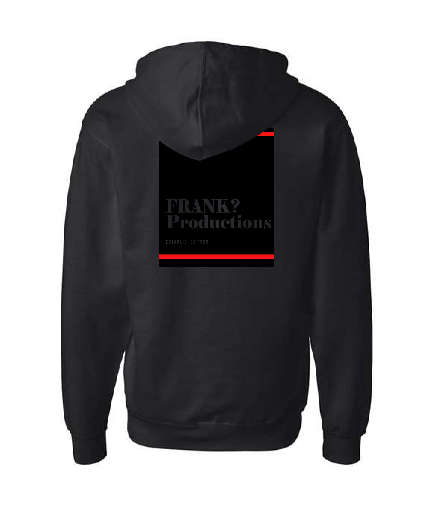 Frank Question Mark Productions - Frank Question Mark and Twins - Black Zip Up Hoodie