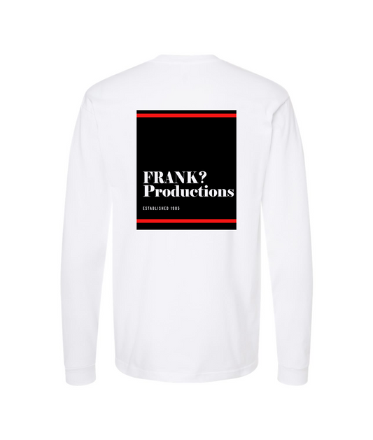 Frank Question Mark Productions - Frank Question Mark and Twins - White Long Sleeve T
