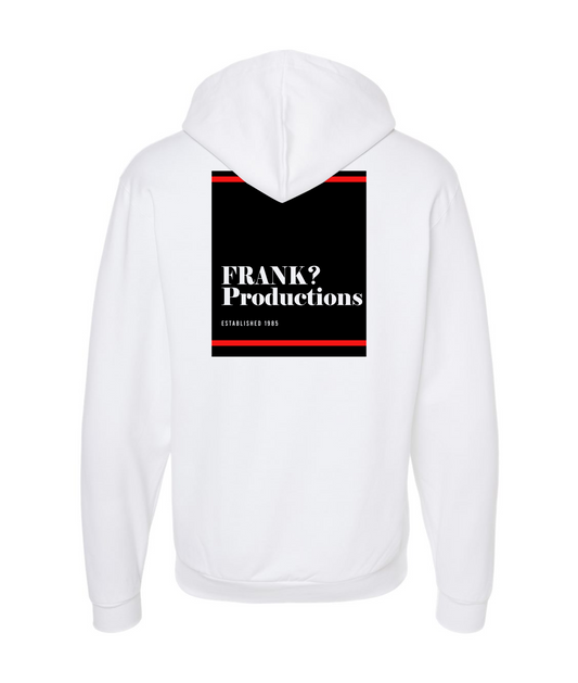 Frank Question Mark Productions - Frank Question Mark and Twins - White Zip Up Hoodie
