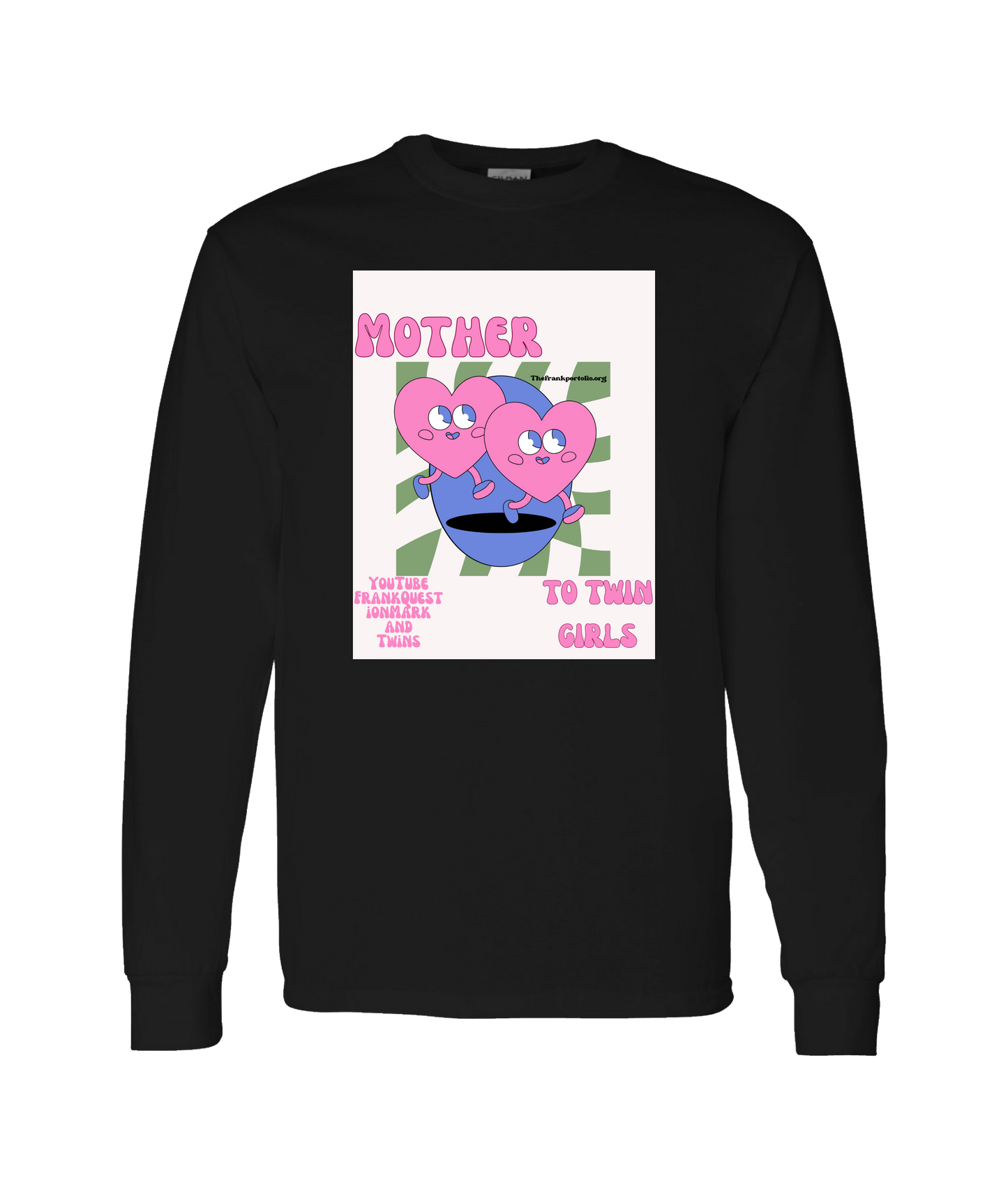 Frank Question Mark Productions - Frank Question Mark and Twins 2 - Black Long Sleeve T