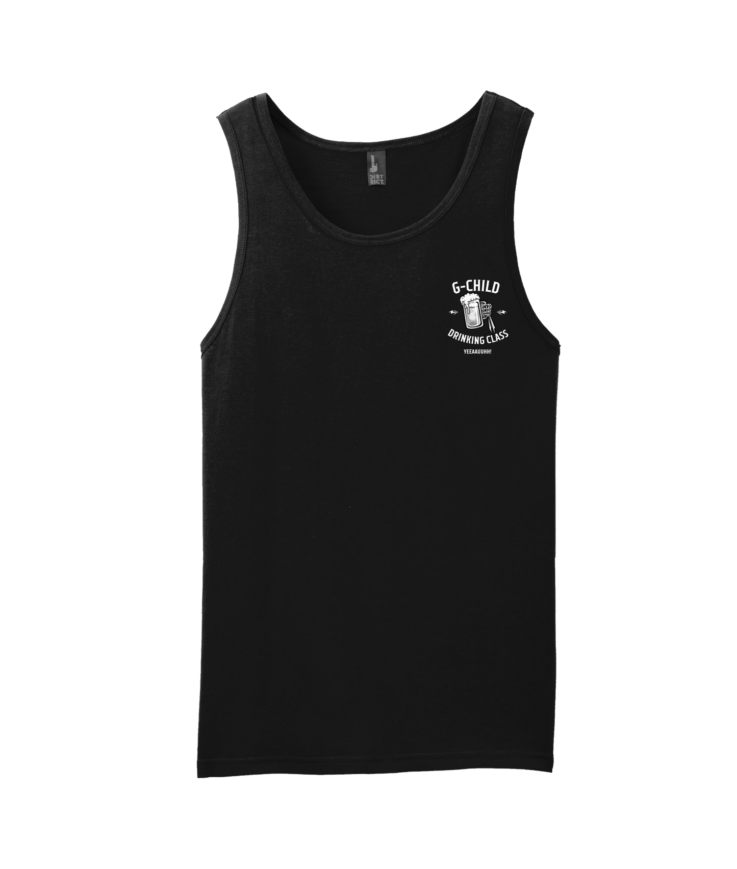 V-GCHTOP - DRINKING CLASS - Black Tank Top