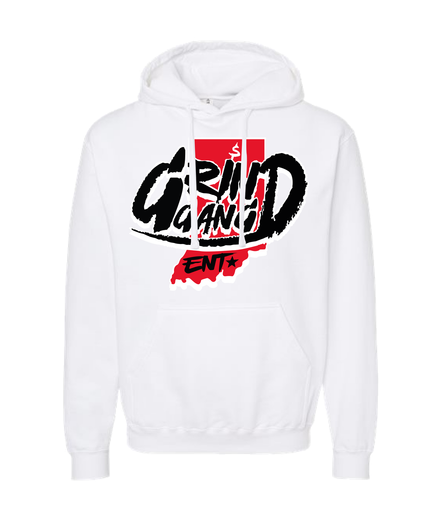 GRIND GANG ENT. LLC - INDIANA GRIND 3 - White Hoodie