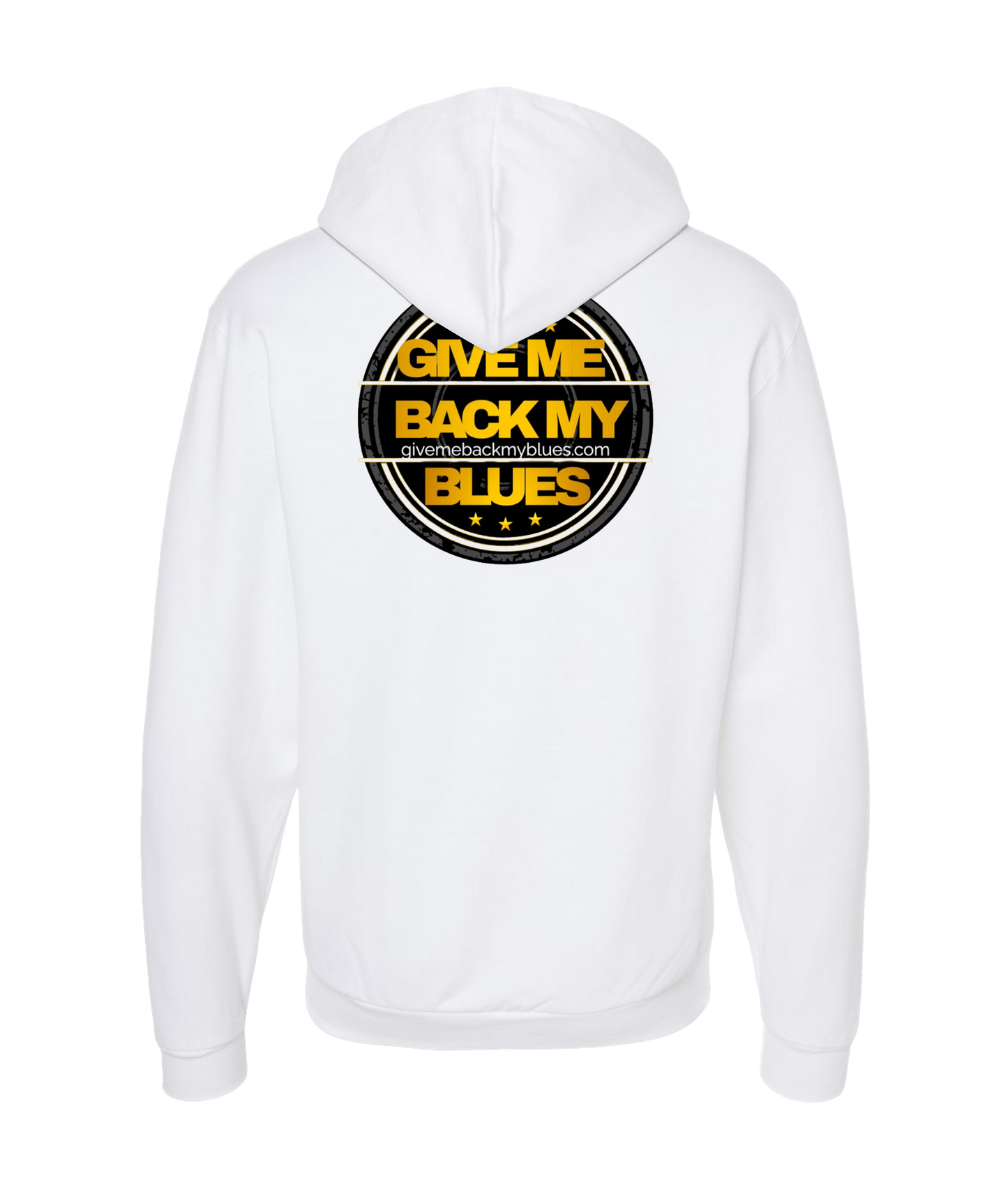 GIVE ME BACK MY BLUES - Give Me Back My Blues Band - White Zip Up Hoodie