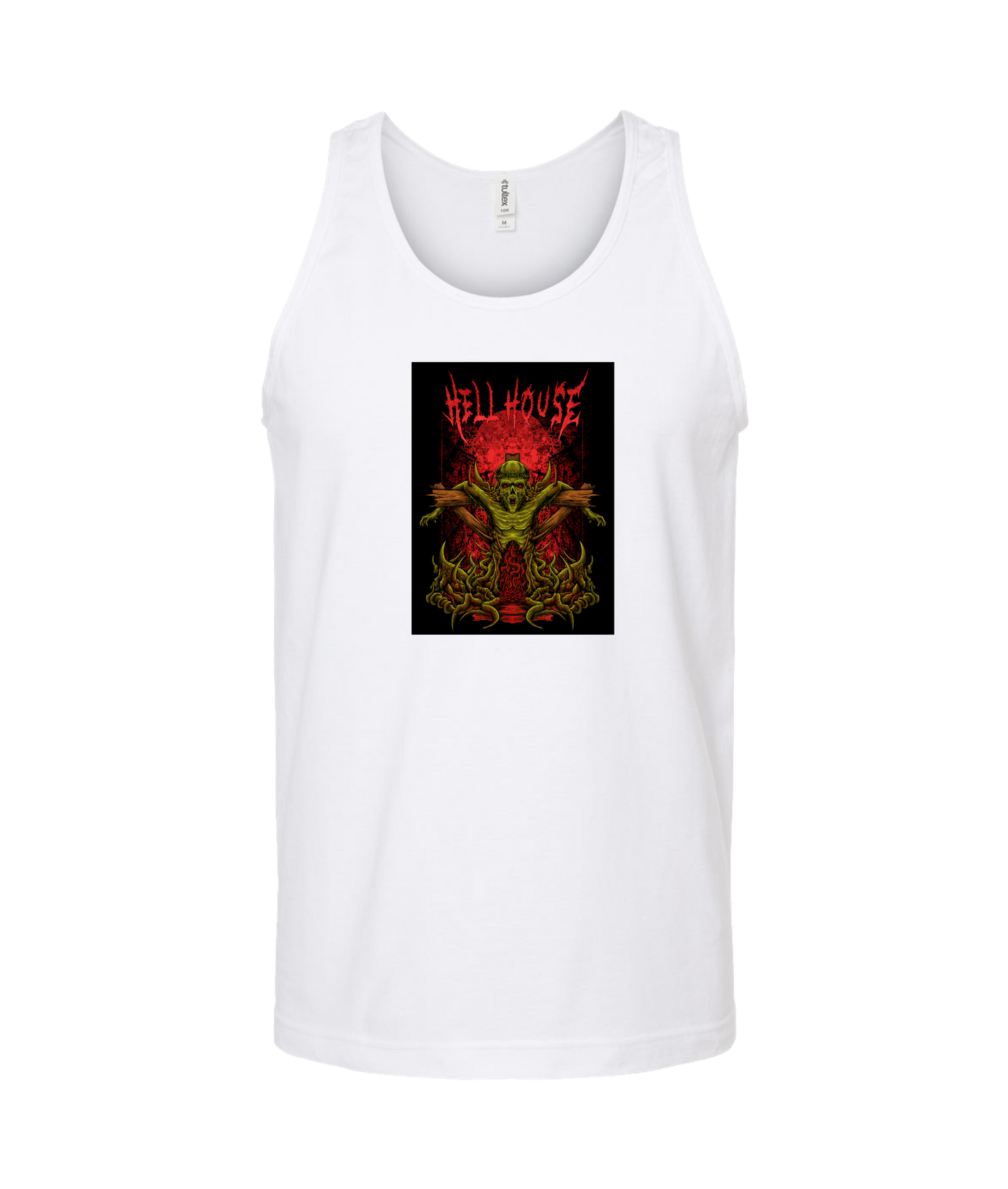 Hellhouse crypt - LIBSS - White Tank Top