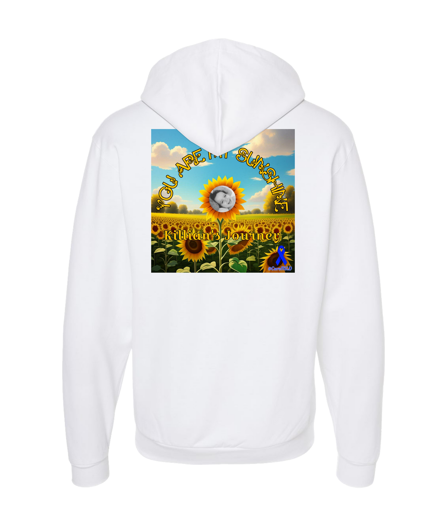 Killian's Journey - You Are My Sunshine - White Zip Up Hoodie