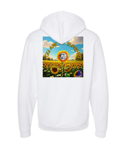 Killian's Journey - You Are My Sunshine - White Zip Up Hoodie