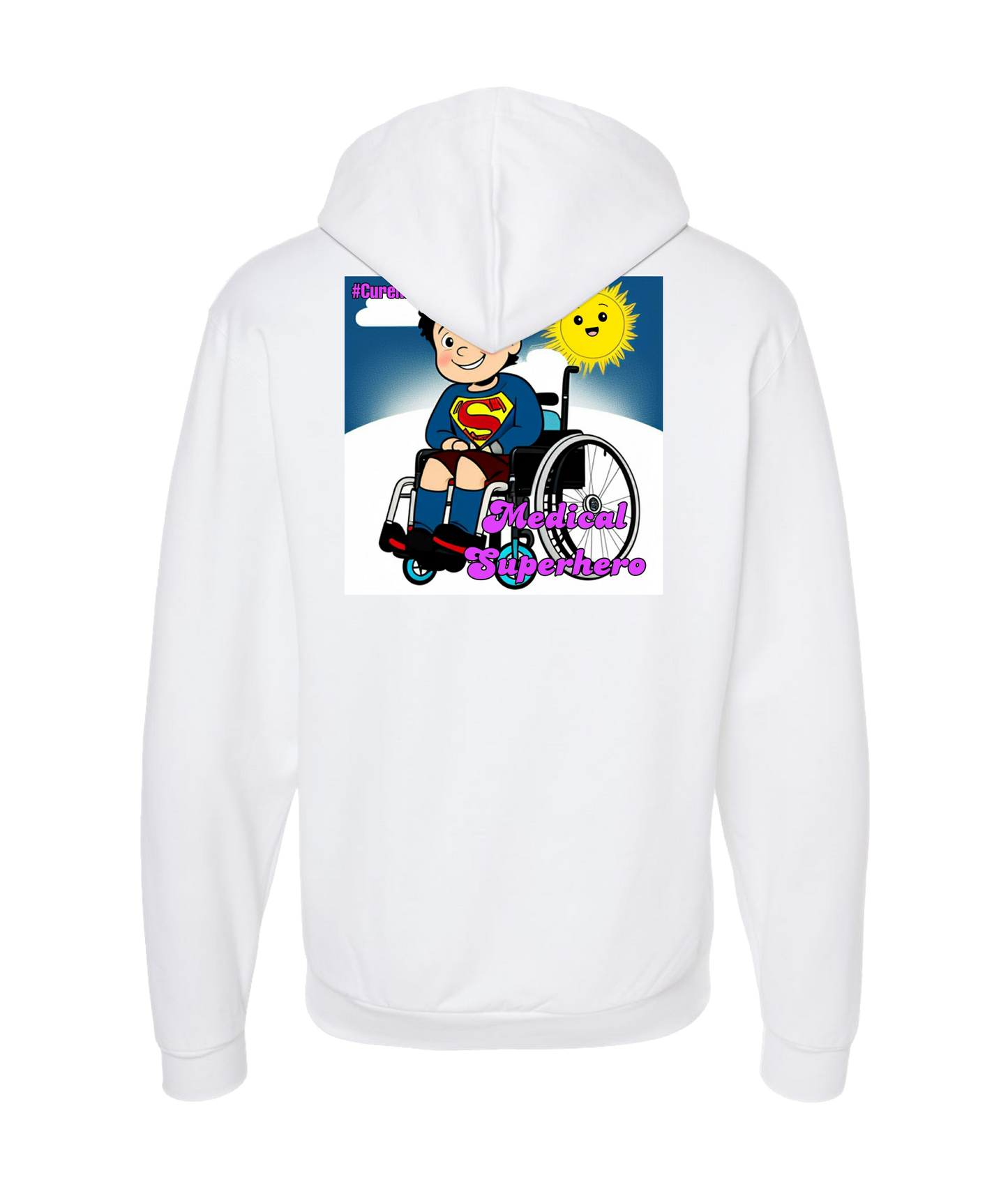 Killian's Journey - Medical Superhero - White Zip Up Hoodie