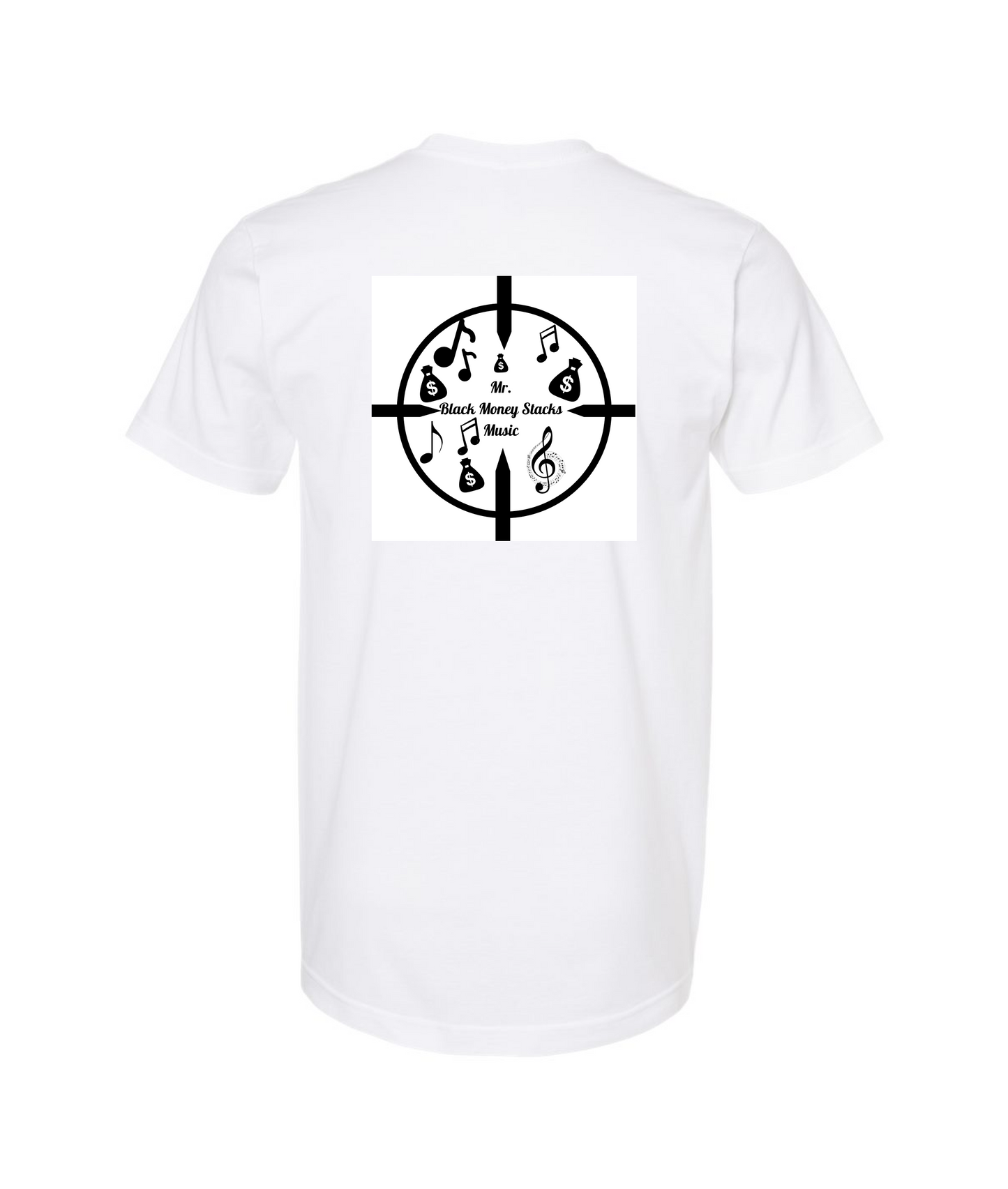 MR.BLACK MONEY STACKS EMPIRE - BMSSTS - White T Shirt