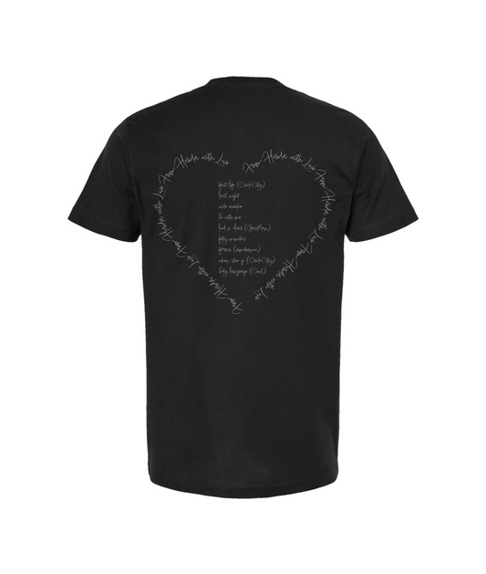 Ninebay Jakub - From Florida with Love - Black T Shirt