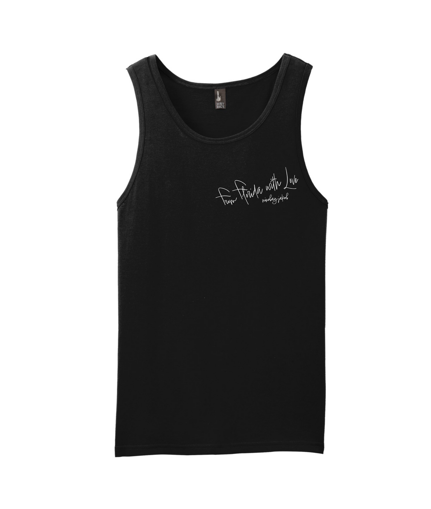 Ninebay Jakub - From Florida with Love - Black Tank Top