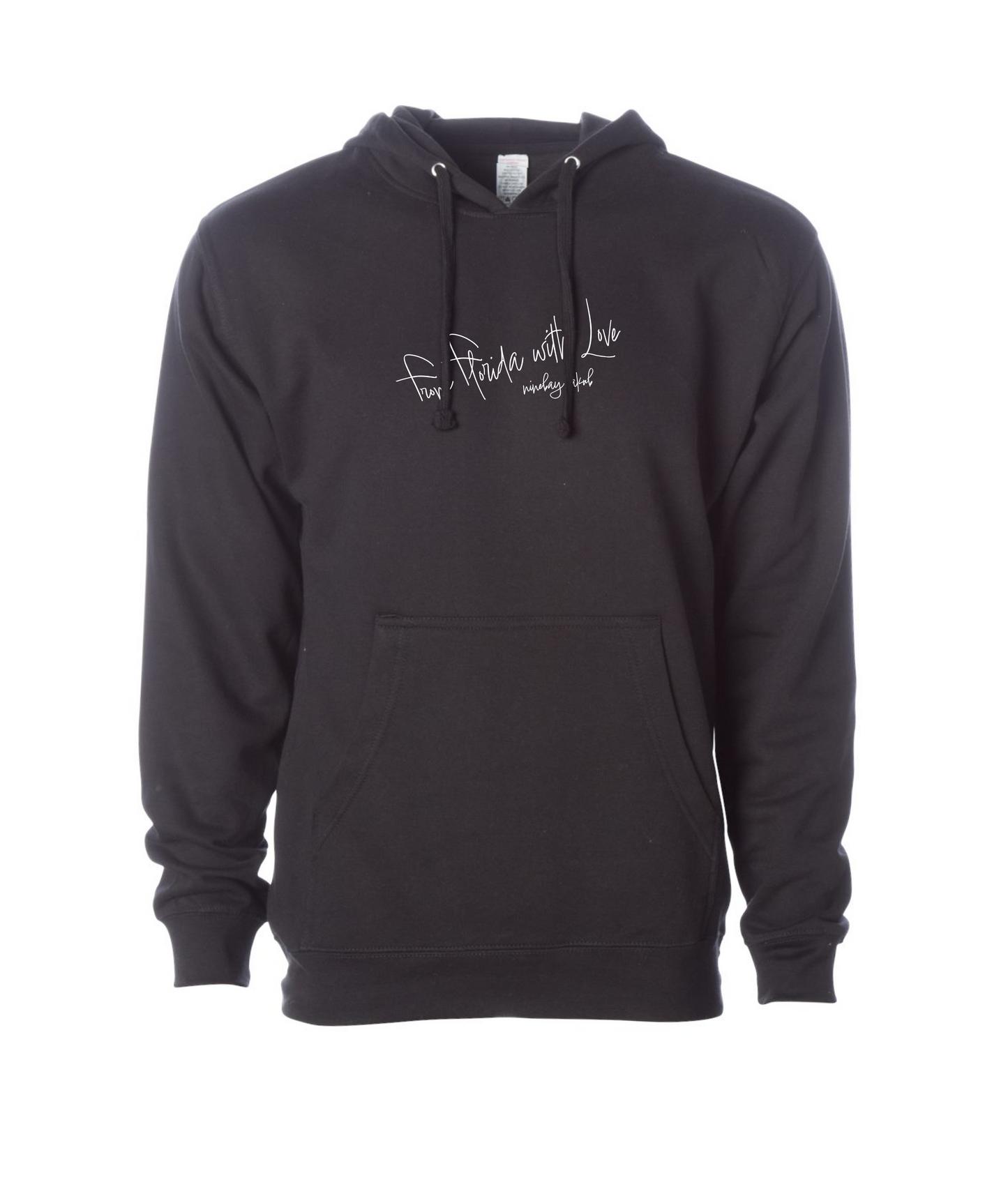 Ninebay Jakub - From Florida with Love - Black Hoodie