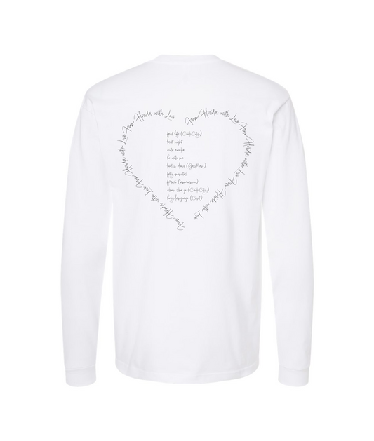 Ninebay Jakub - From Florida with Love - White Long Sleeve T