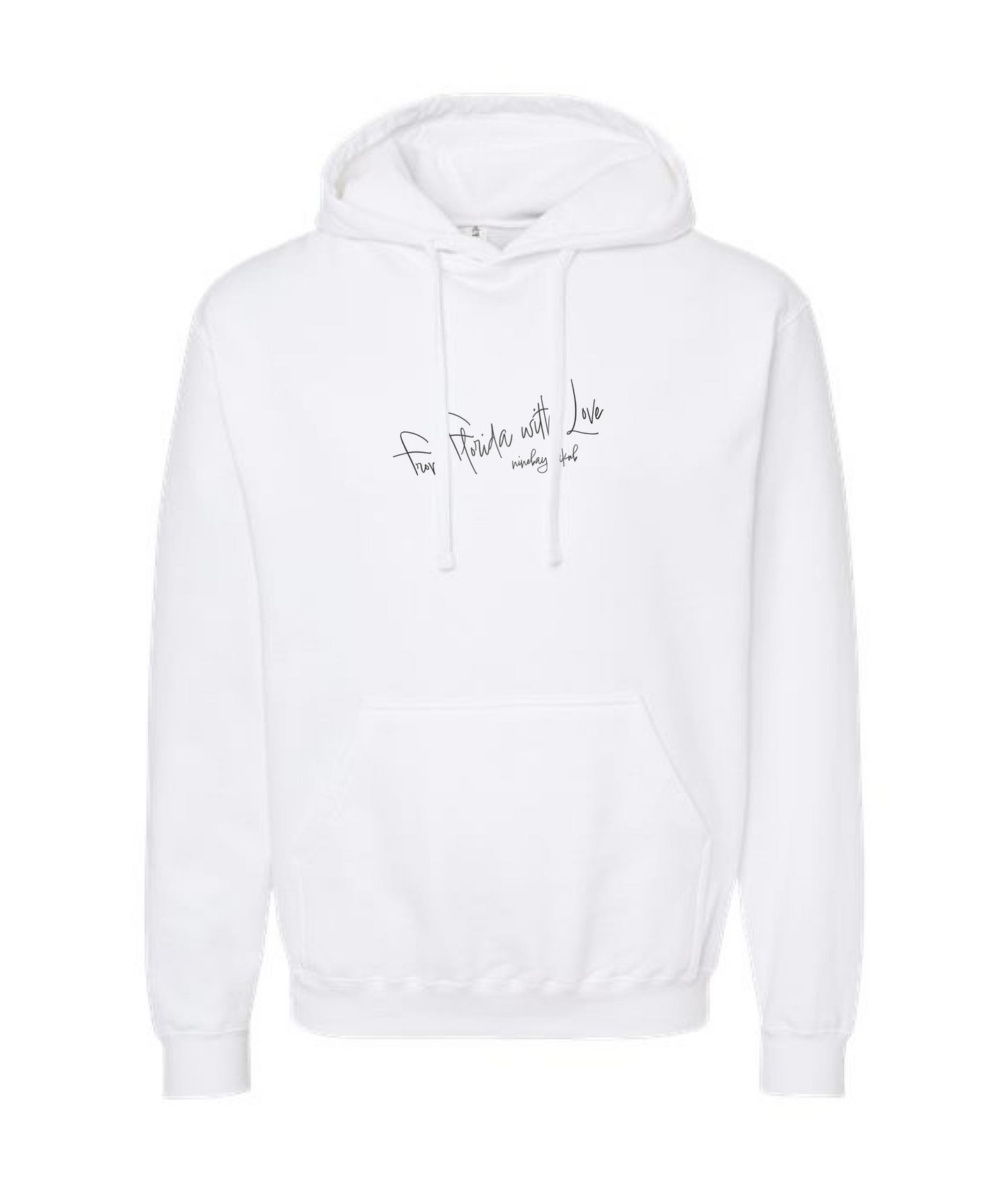 Ninebay Jakub - From Florida with Love - White Hoodie
