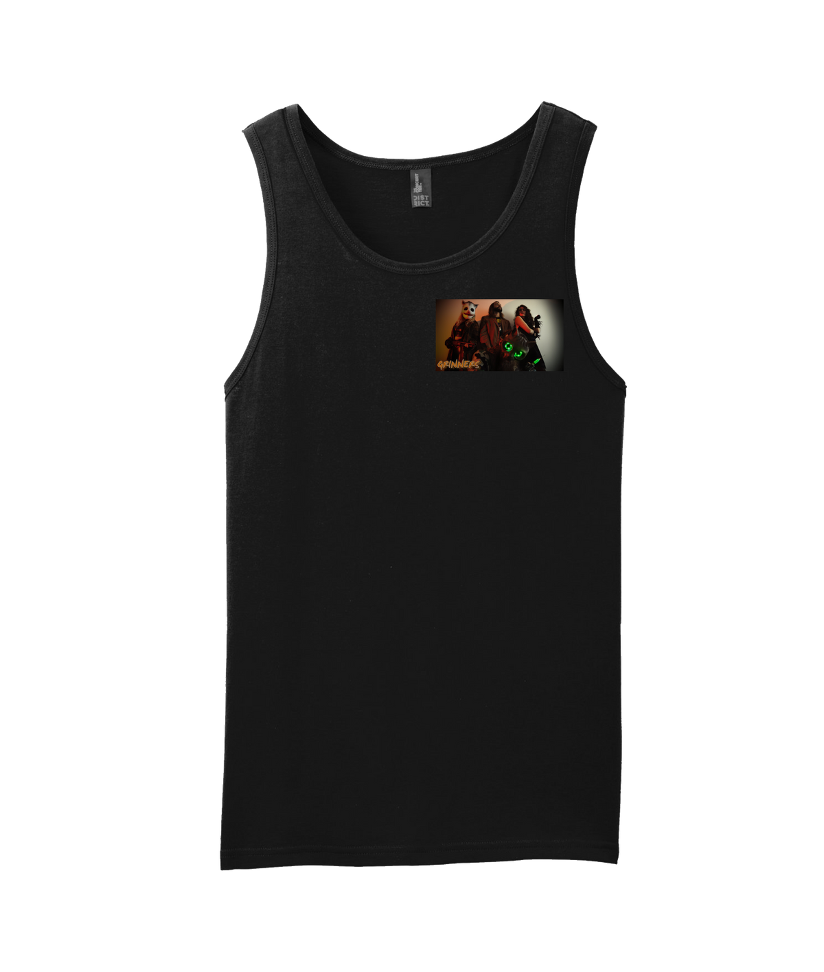 Refinery Films - GRINNERS GARB 01 - Black Tank Top