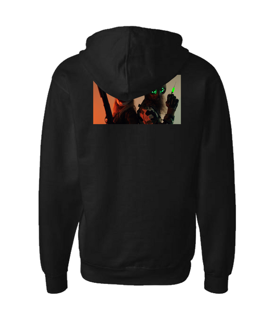 Refinery Films - GRINNERS GARB 01-1 - Black Zip Up Hoodie