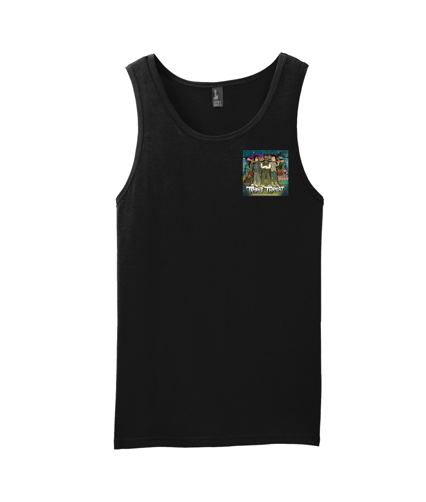 Seany Bravo - Triple Threat - Black Tank Top