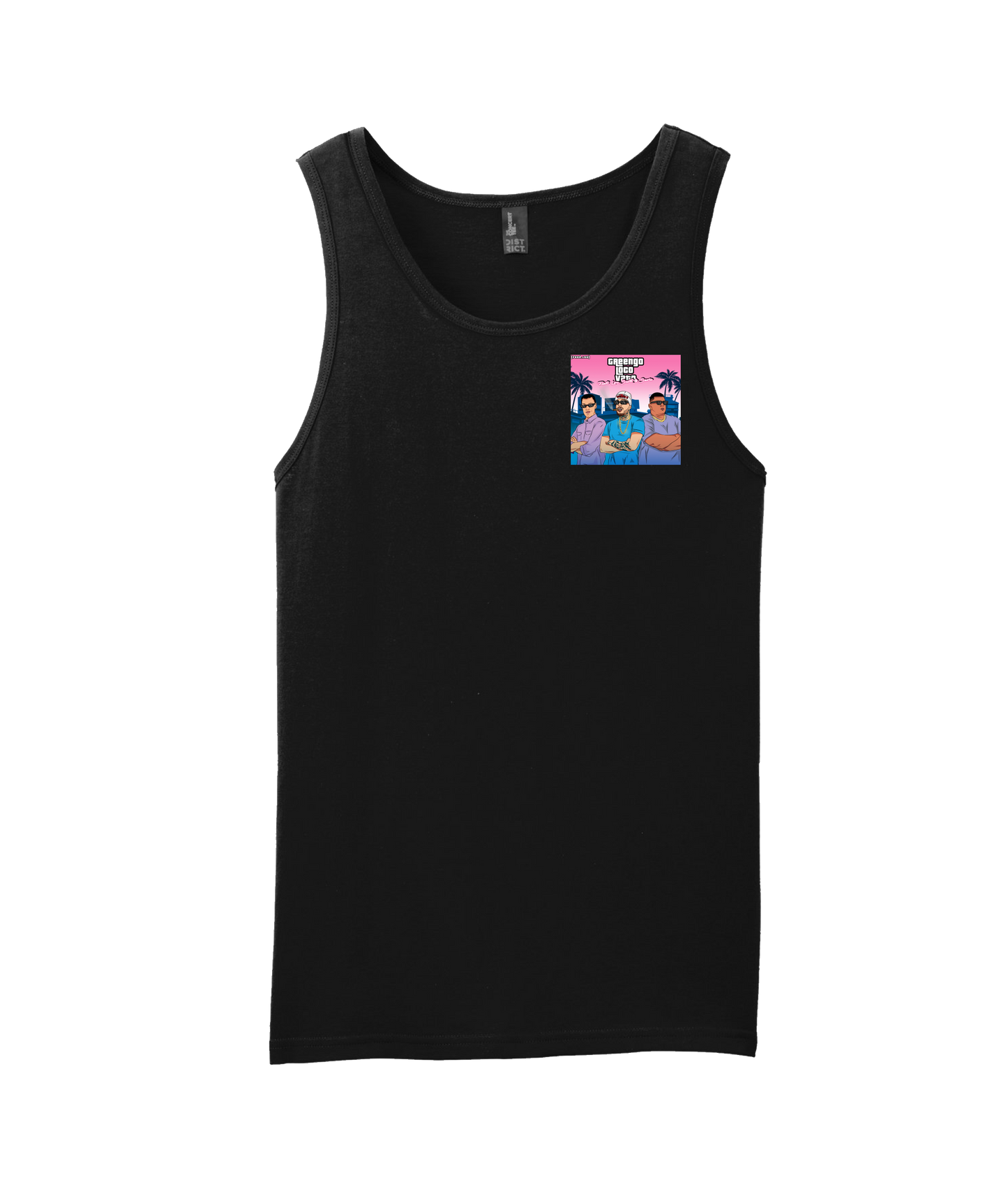 Seany Bravo - Greengo - Black Tank Top