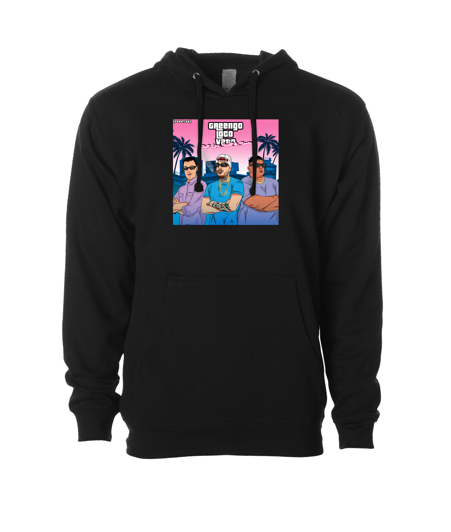 Seany Bravo - Greengo - Black Hoodie