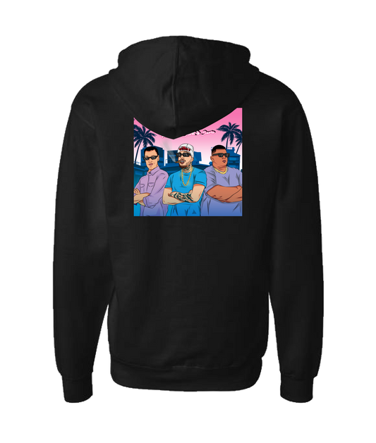 Seany Bravo - Greengo - Black Zip Up Hoodie