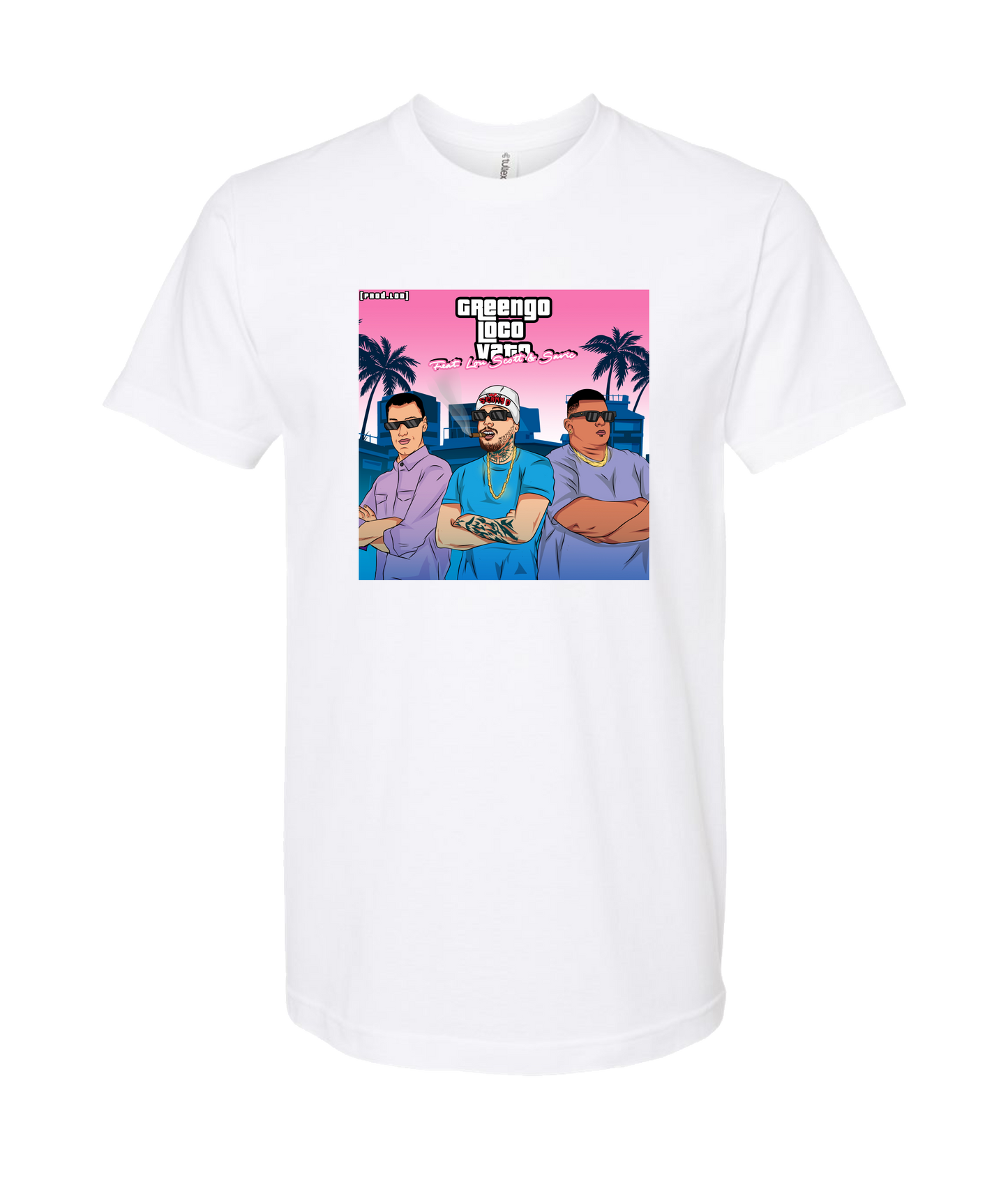 Seany Bravo - Greengo - White T-Shirt