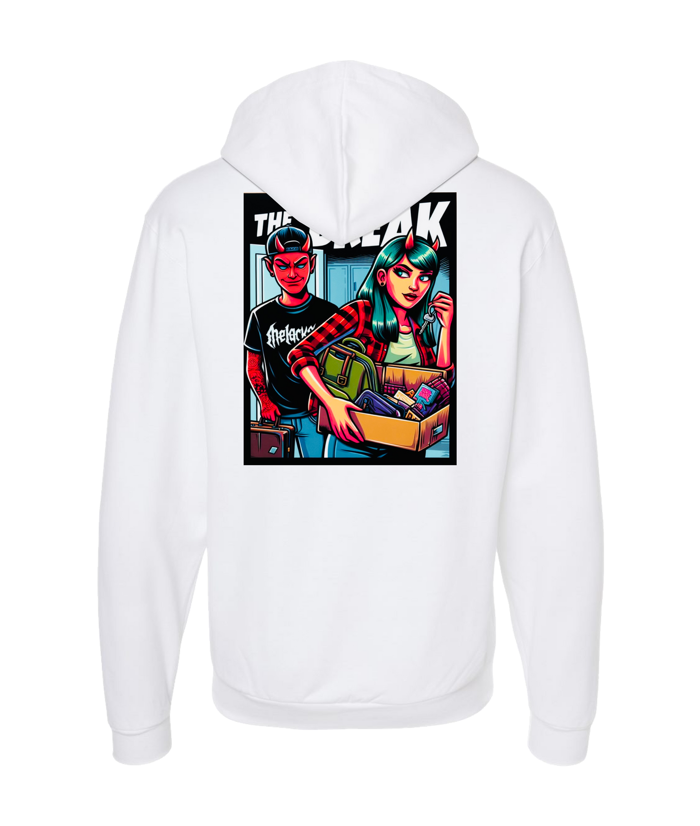 Sean Michael Kaye - THE BREAK - White Zip Up Hoodie