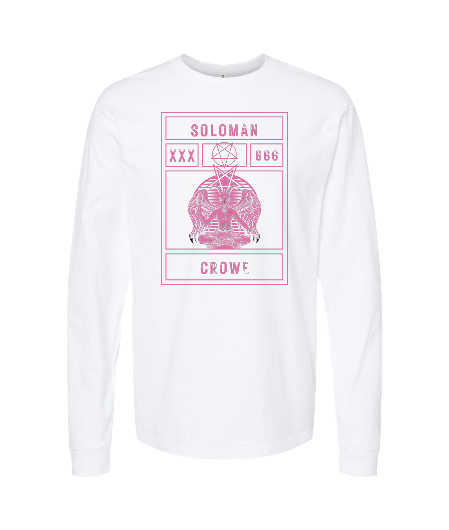 Soloman Crowe - XXX666 - White Long Sleeve T
