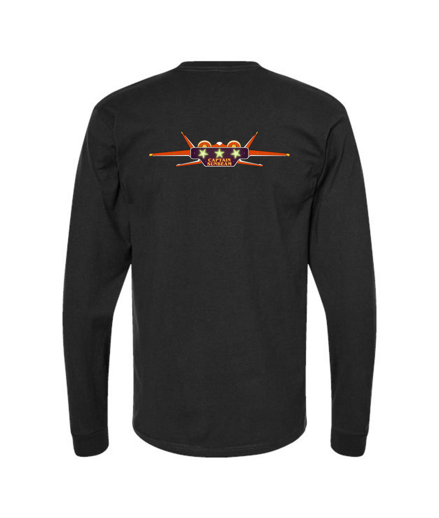 V-SUNBEAMTOP - Julian Afterjoy - Black Long Sleeve T