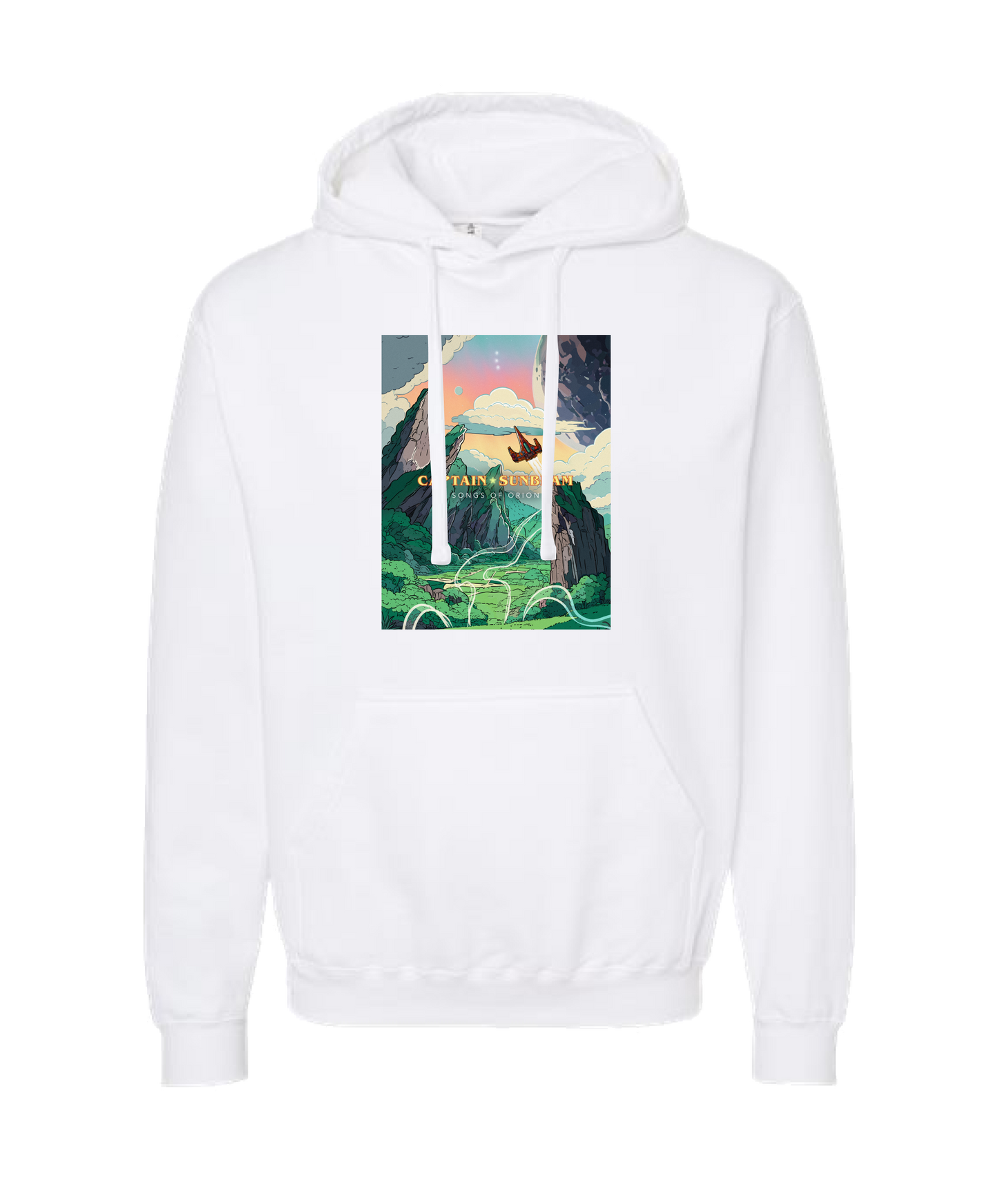 Captain Sunbeam - SOO OPTION 2 - White Hoodie