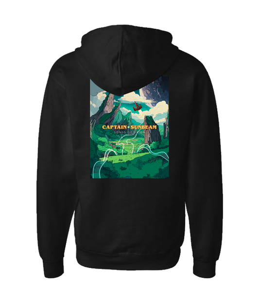 Captain Sunbeam - SONGS OF ORION - Black Zip Up Hoodie