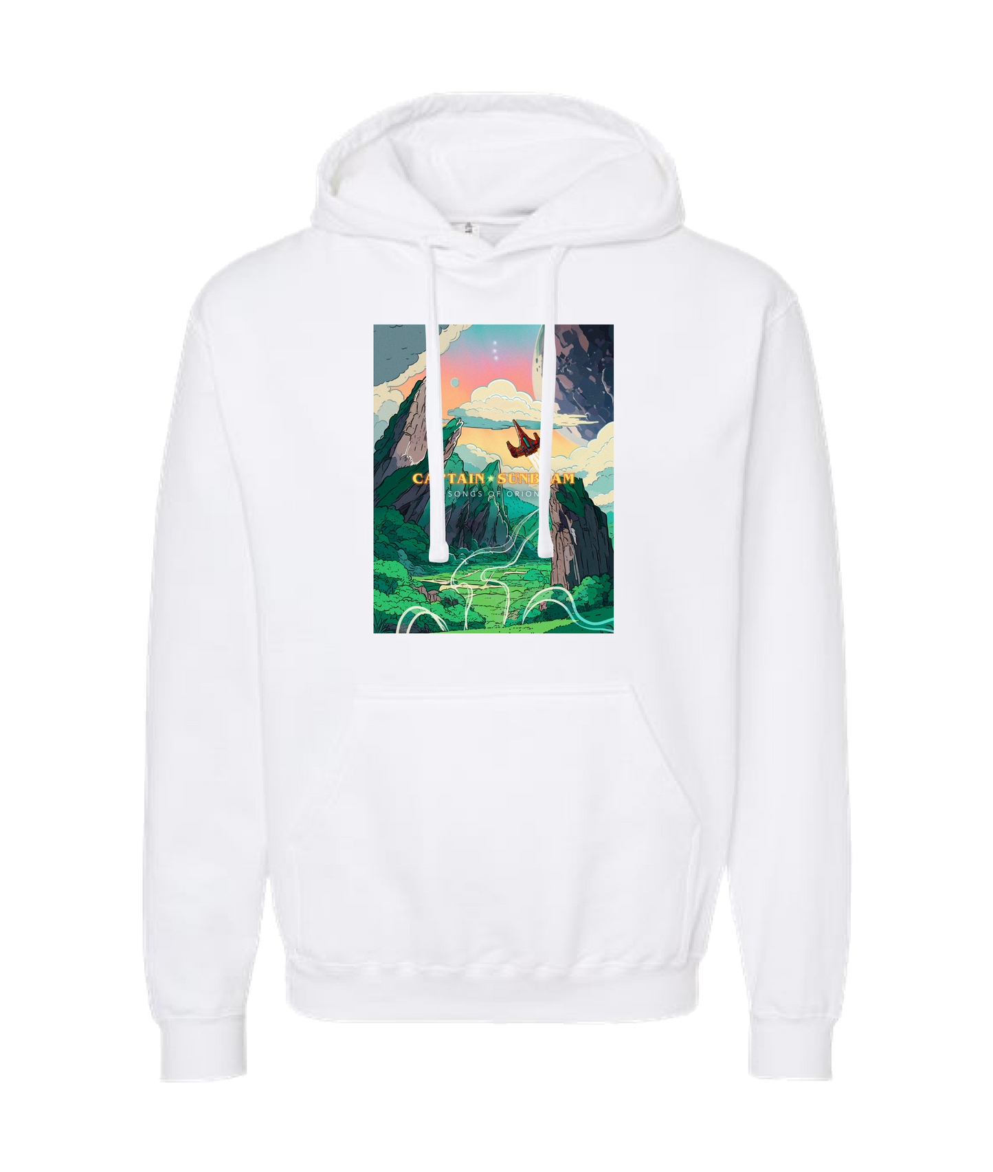 V-SUNBEAMTOP - SONGS OF ORION - White Hoodie