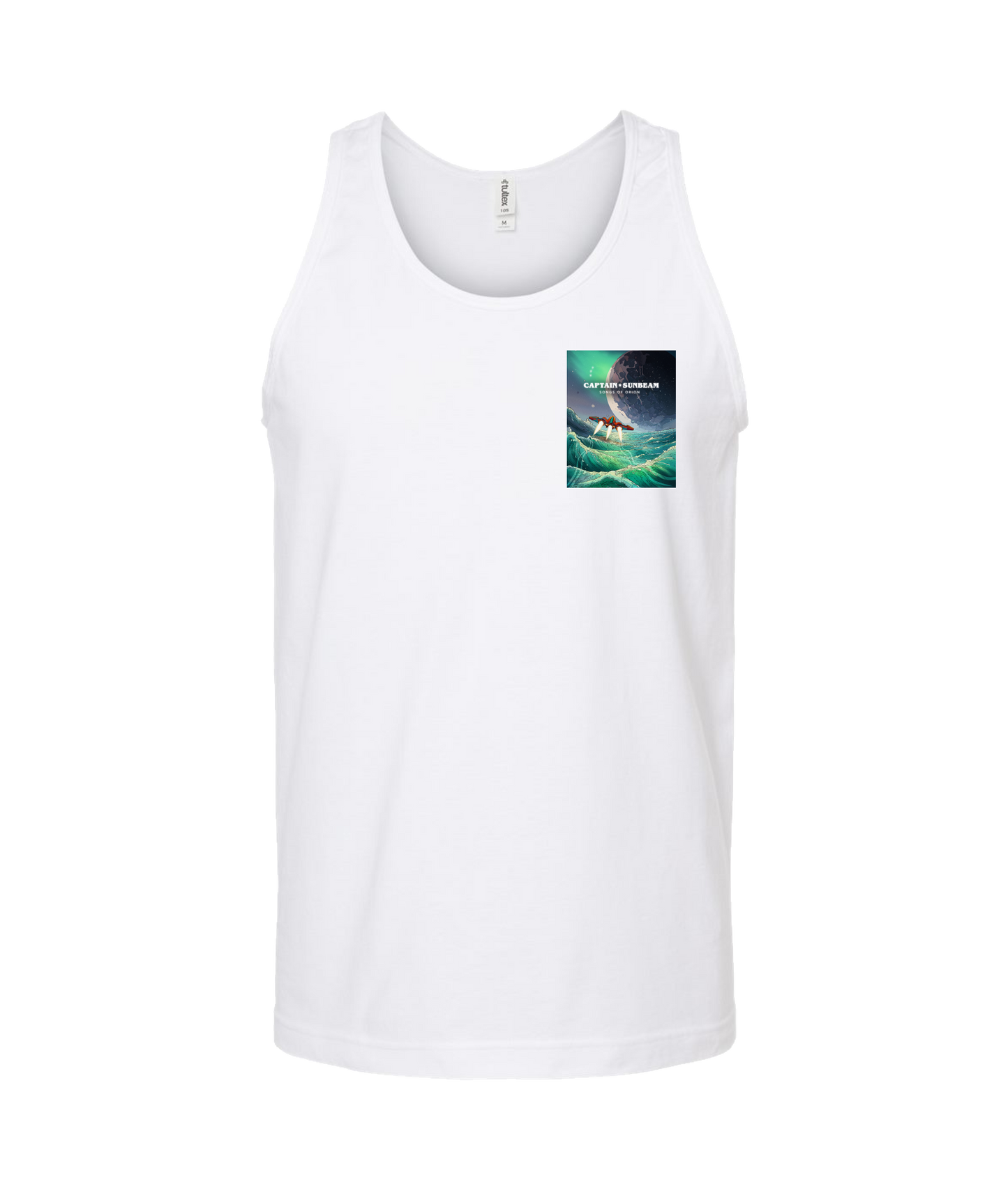 Captain Sunbeam - Taz - White Tank Top