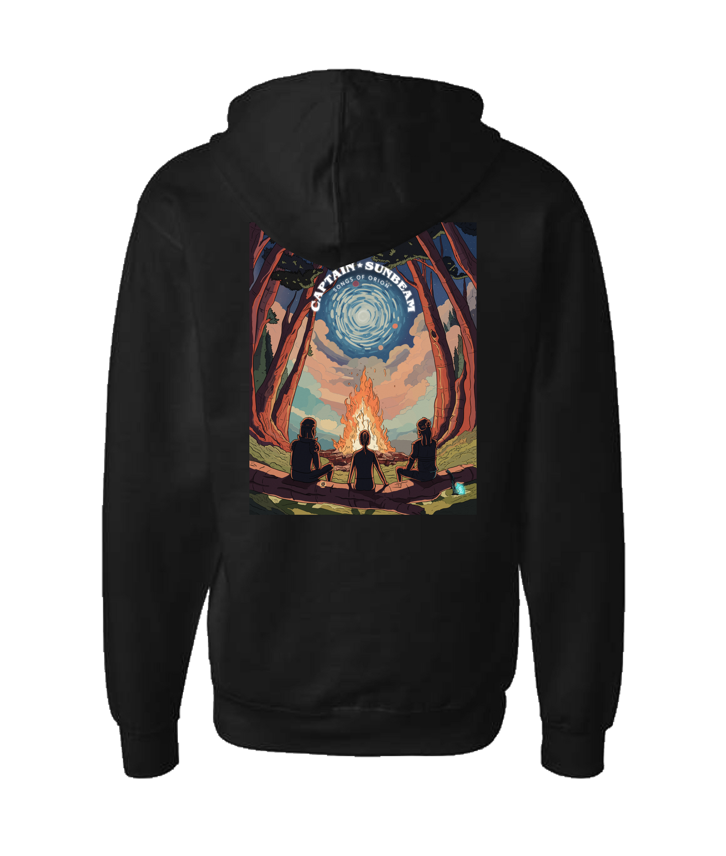 V-SUNBEAMTOP - Tour - Black Zip Up Hoodie