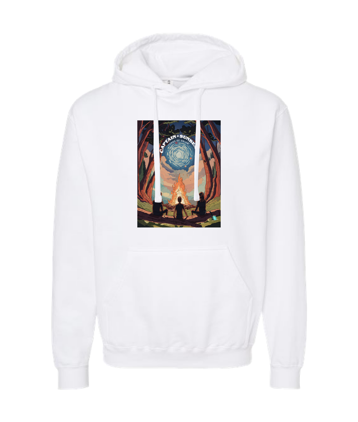 Captain Sunbeam - Tour - White Hoodie